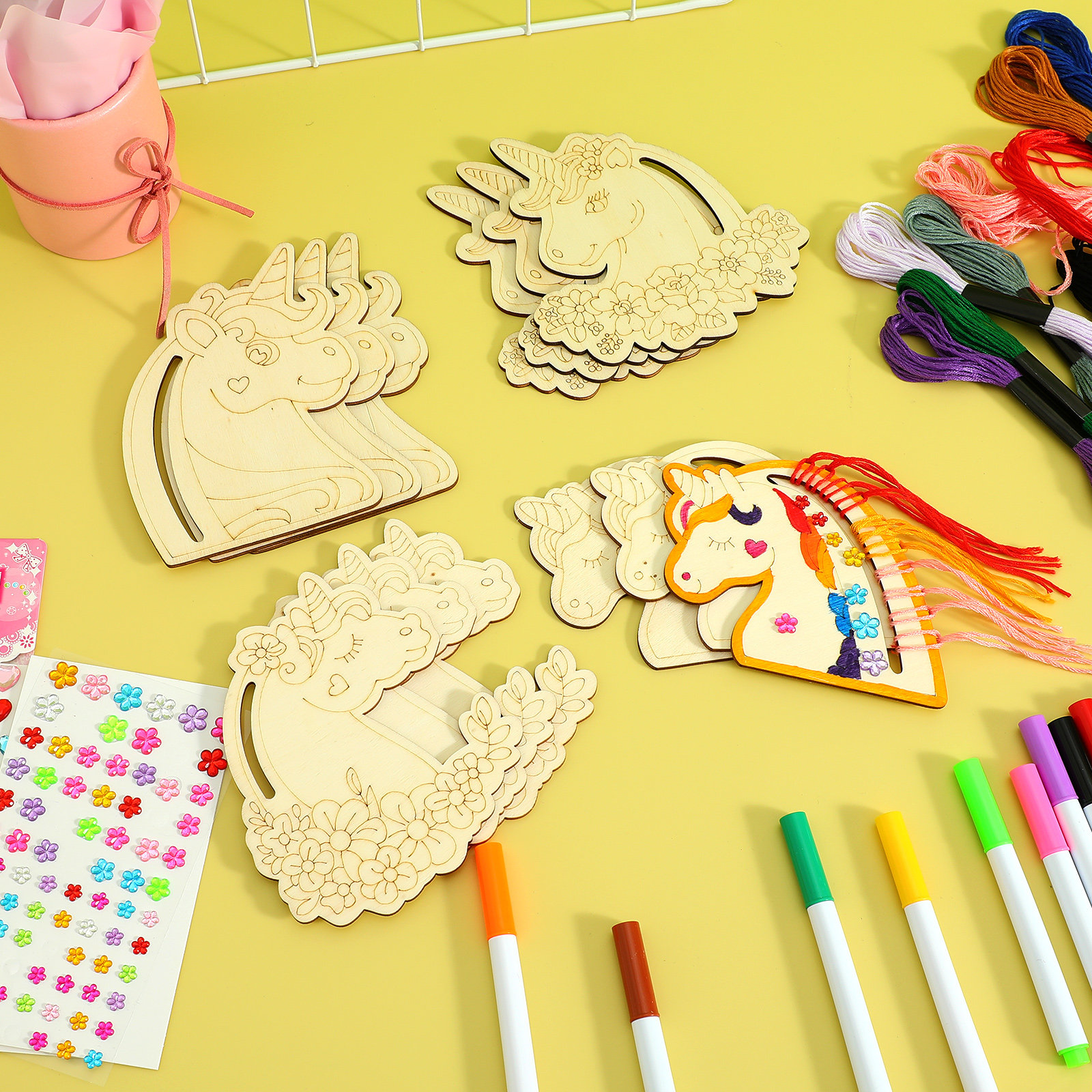 1Set Unicorn Coloring Kit Unpa - đánh giá và giá Art Craft Birthday Party
