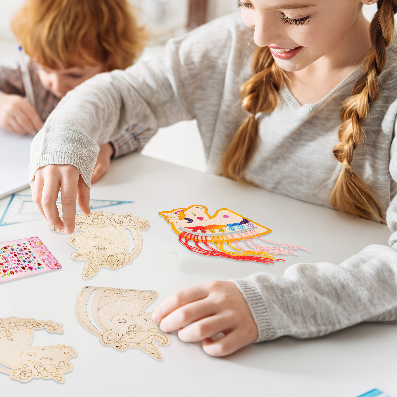 1Set Unicorn Coloring Kit Unpa - đánh giá và giá Art Craft Birthday Party