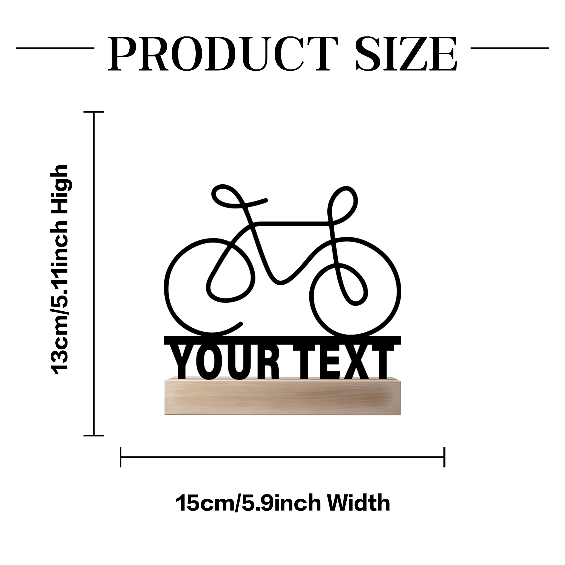 1pc Simple bicycle bike Custom - đánh giá và giá Art Craft Us