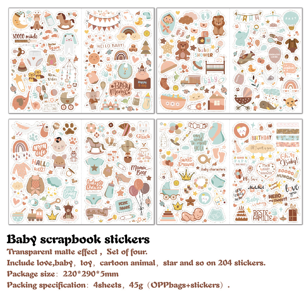 4 sheets/pack Baby Scrapbook S - đánh giá và giá Art Craft 6 Year Old