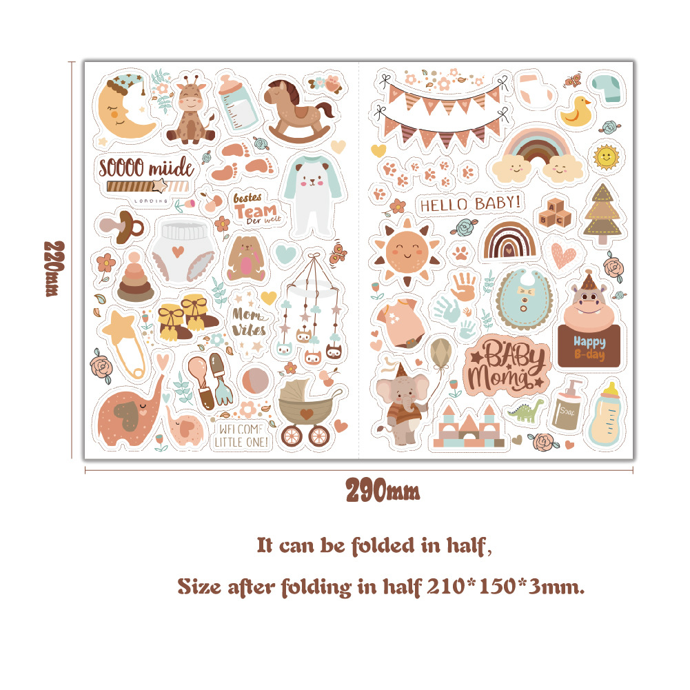 4 sheets/pack Baby Scrapbook S - đánh giá và giá Art Craft 6 Year Old