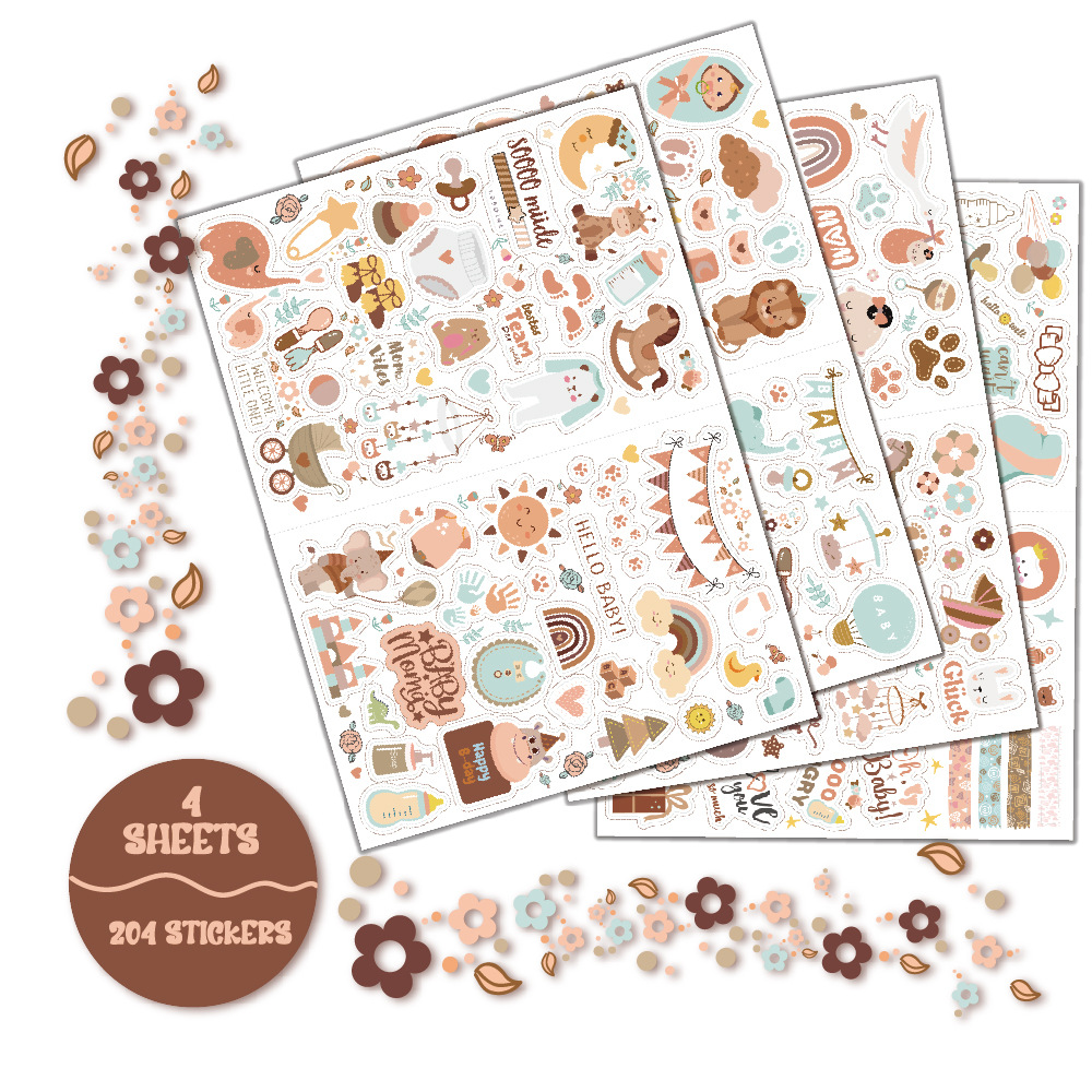 4 sheets/pack Baby Scrapbook S - đánh giá và giá Art Craft 6 Year Old