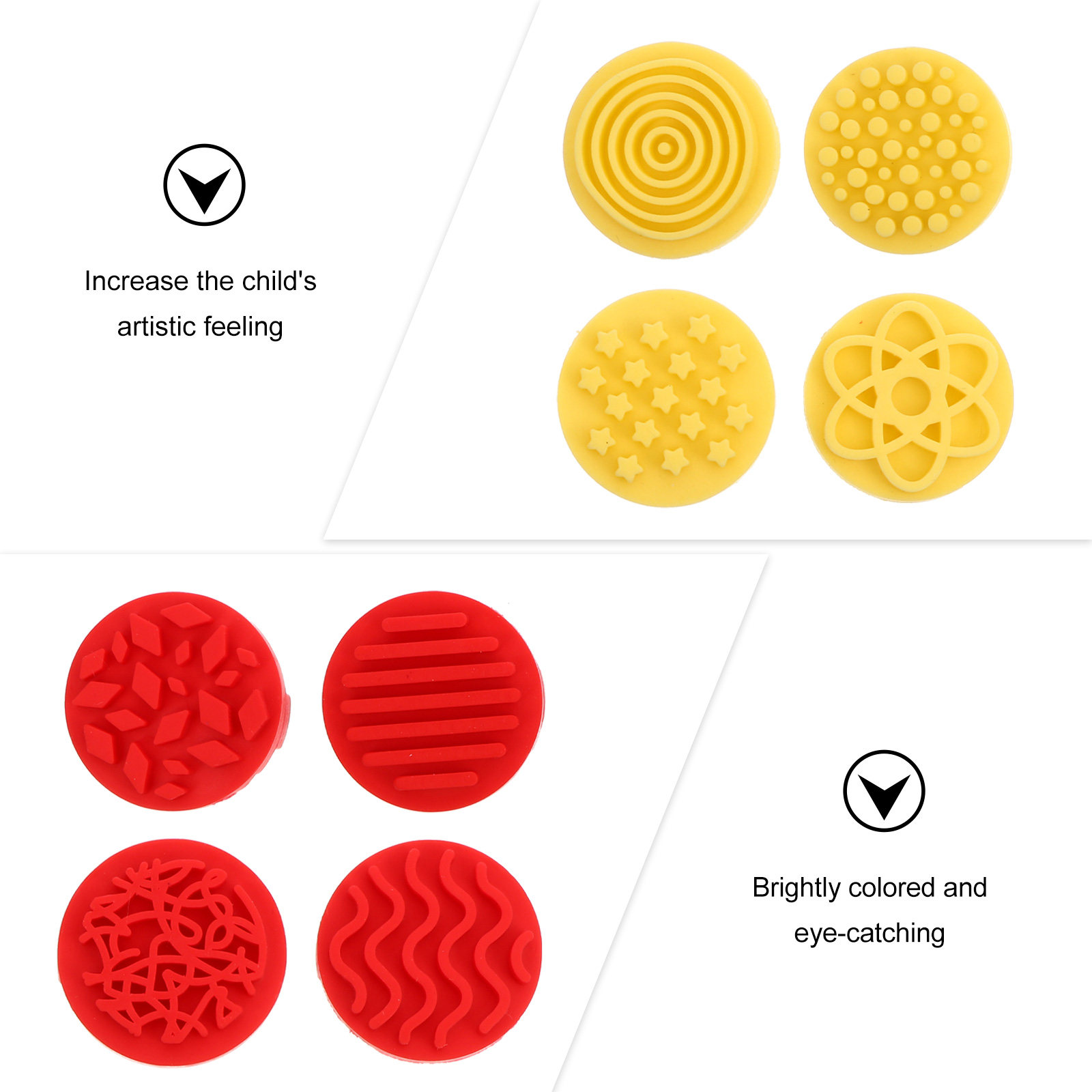 8Pcs Rubber Stamps Non-Toxic S - đánh giá và giá Art Craft Toddlers