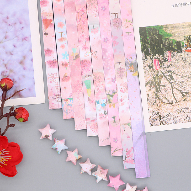 540 Sheets Sakura Origami Star - đánh giá và giá Art Craft Birthday Party