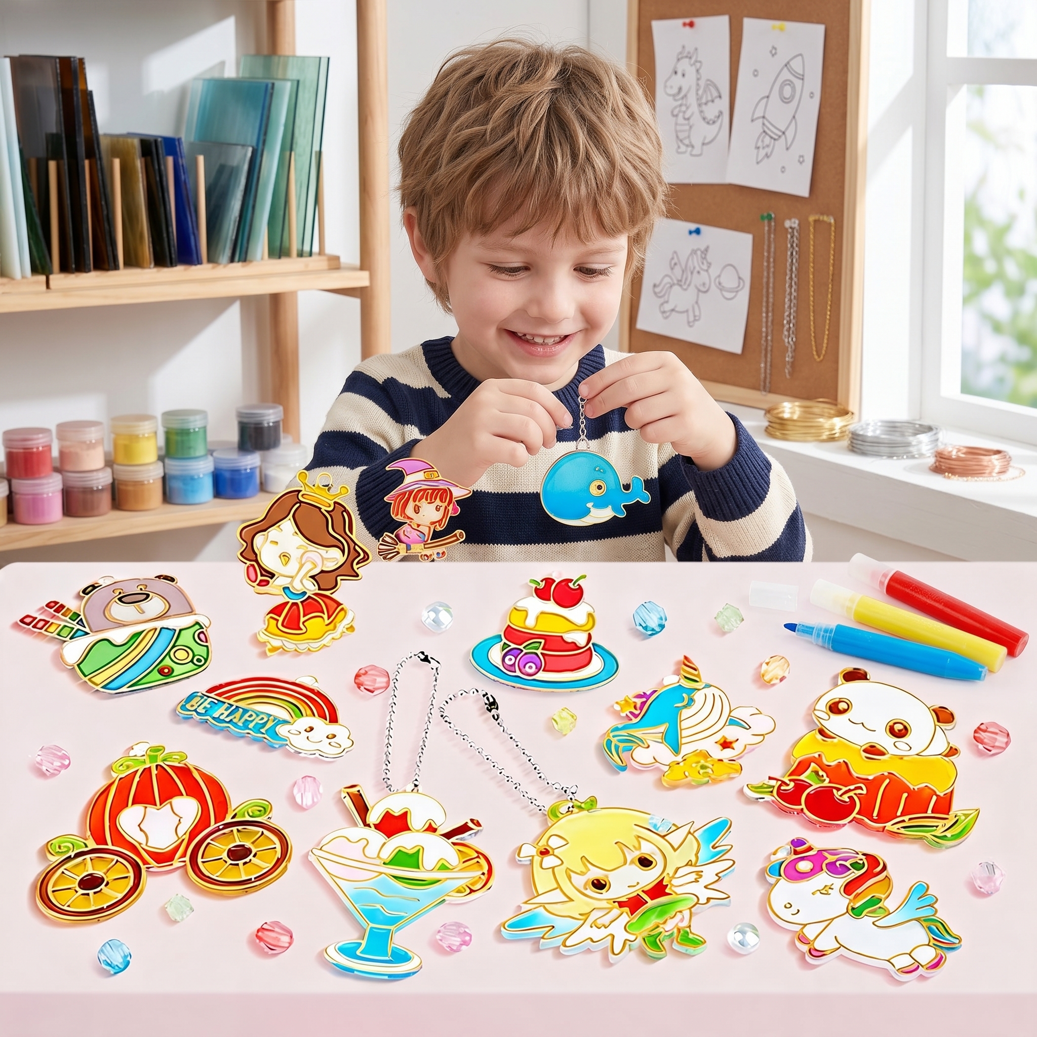 DIY Crystal Gel Painting Kit C - đánh giá và giá Art Craft 6 Year Old
