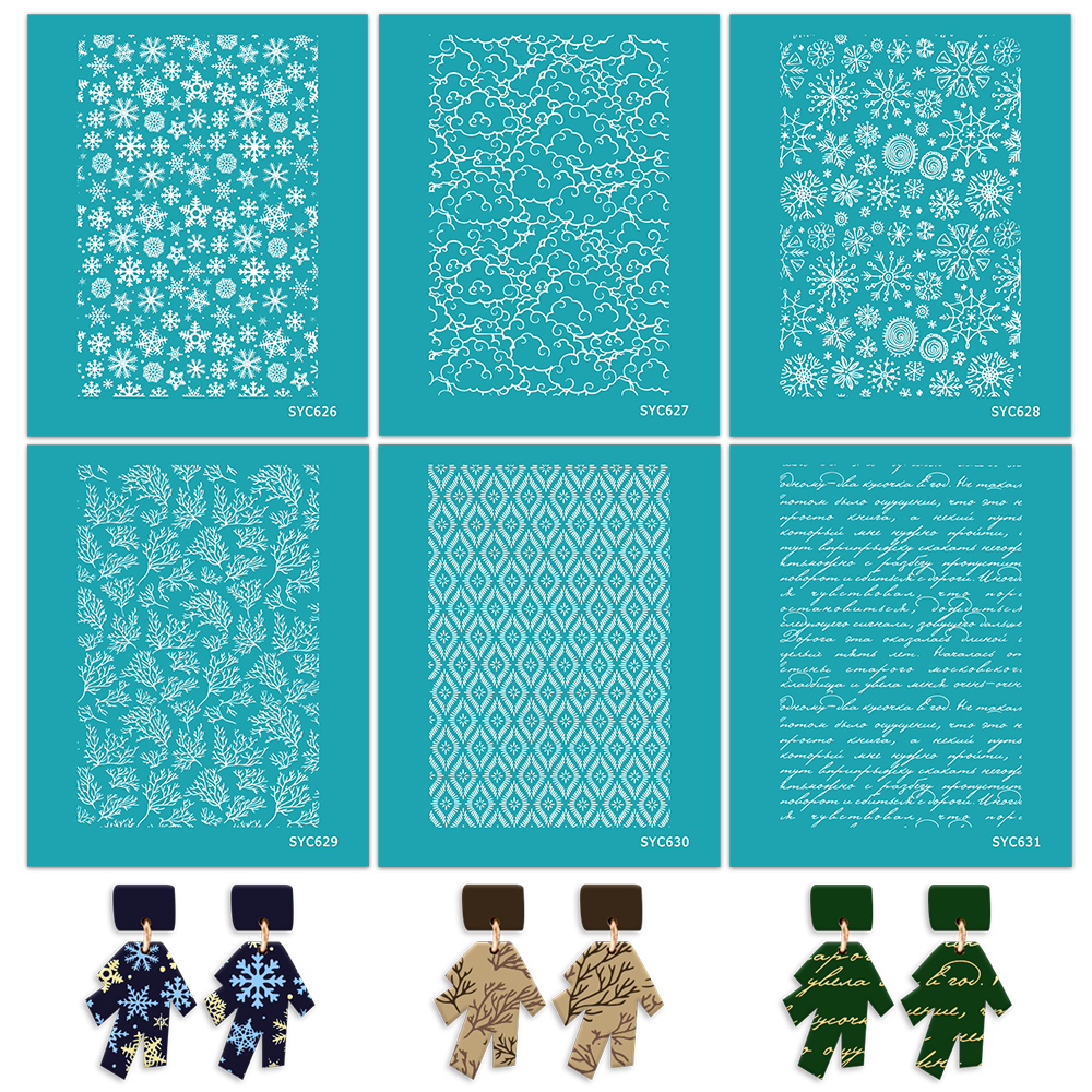 Polymer Clay Silk Screen Stenc - đánh giá và giá Silk Screen Printing