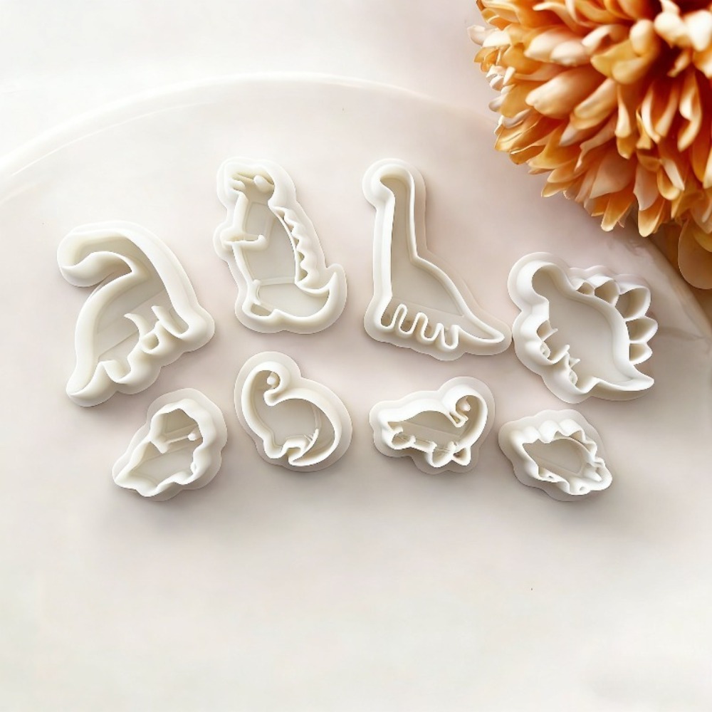 8pcs Cute Dinosaur Clay Cutter - đánh giá và giá Dinosaur And Craft