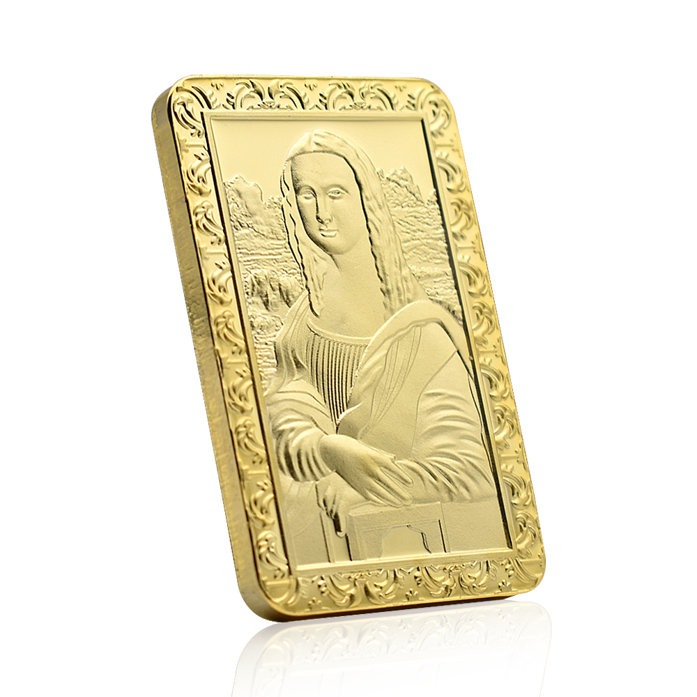 Mona Lisa Gold Bar Da Vinci Me - đánh giá và giá Art Craft Bar