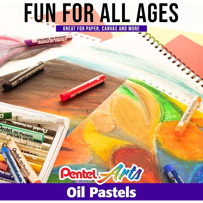 Pentel Arts Oil Pastel Set 6/1 - đánh giá và giá Chalk Pastel Set