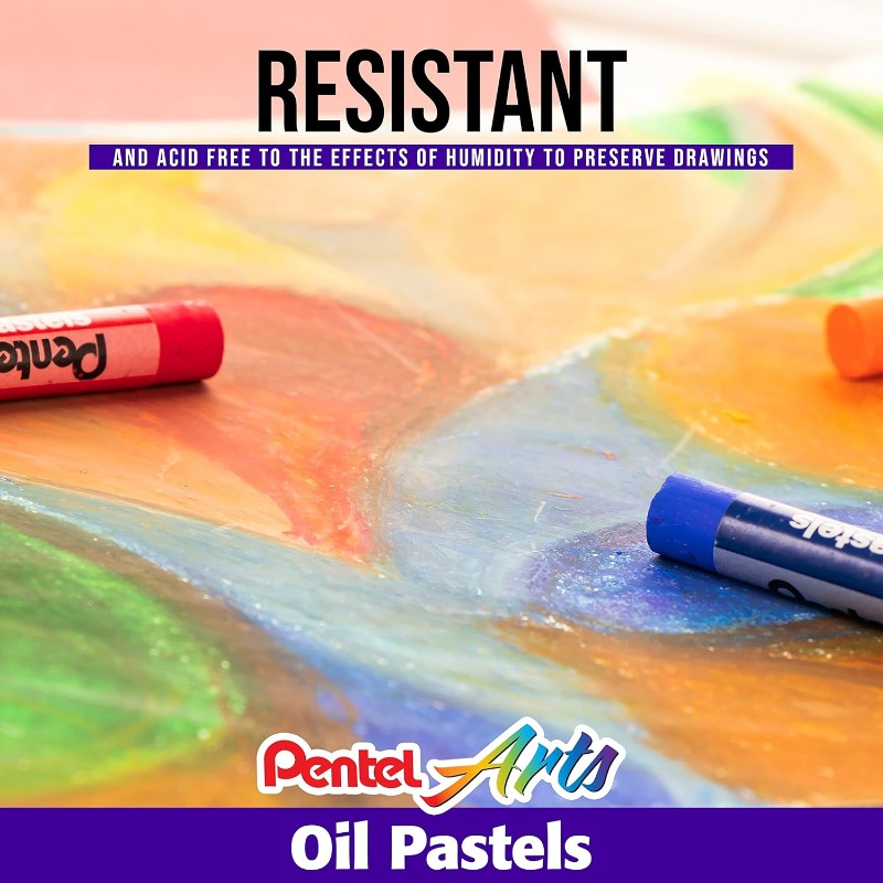 Pentel Arts Oil Pastel Set 6/1 - đánh giá và giá Chalk Pastel Set