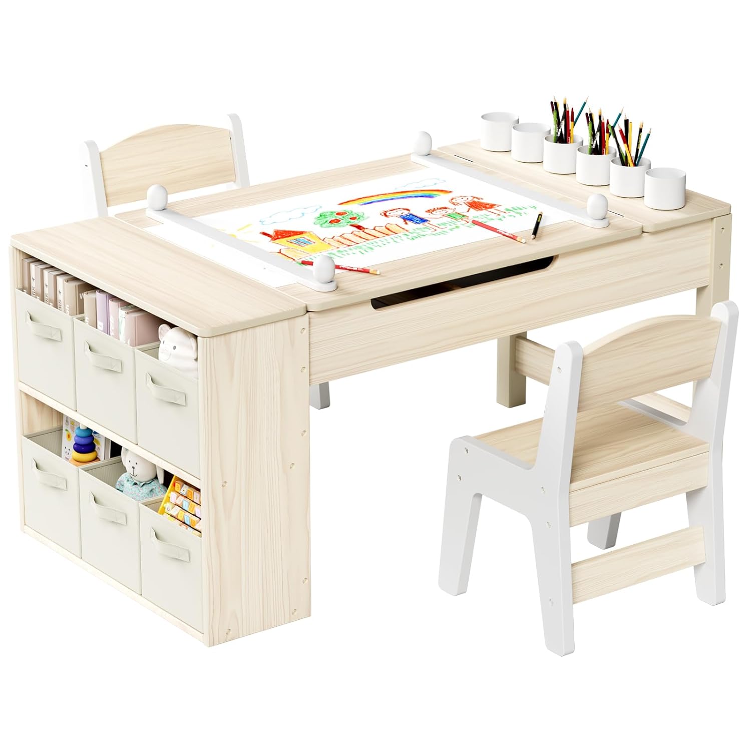 3 in 1 Kids Art Table and Chai - đánh giá và giá School Of Art X Craft