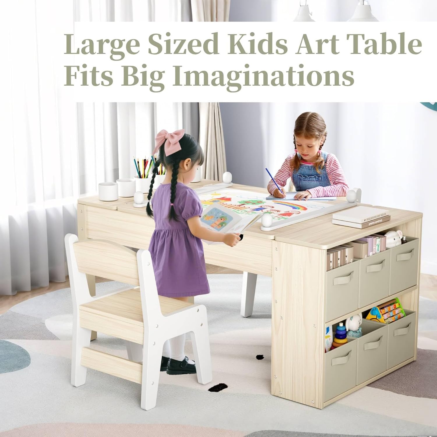 3 in 1 Kids Art Table and Chai - đánh giá và giá School Of Art X Craft