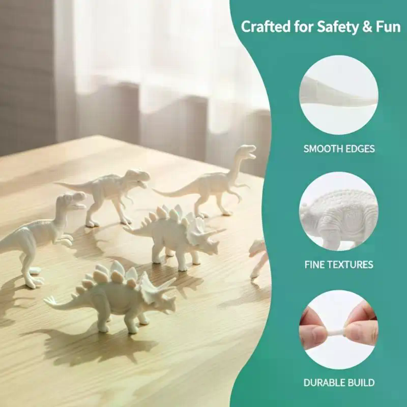 Dinosaur White Embryo Toy Set  - đánh giá và giá Dinosaur And Craft