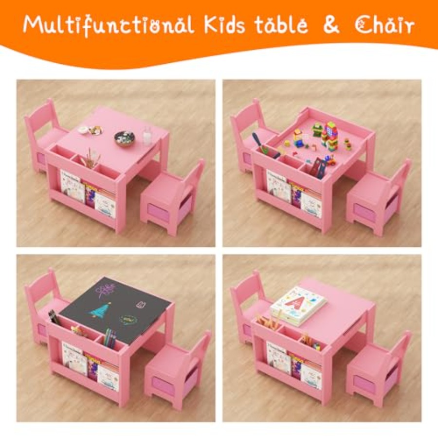 4 in 1 Wooden Activity Table a - đánh giá và giá Art Craft Toddlers