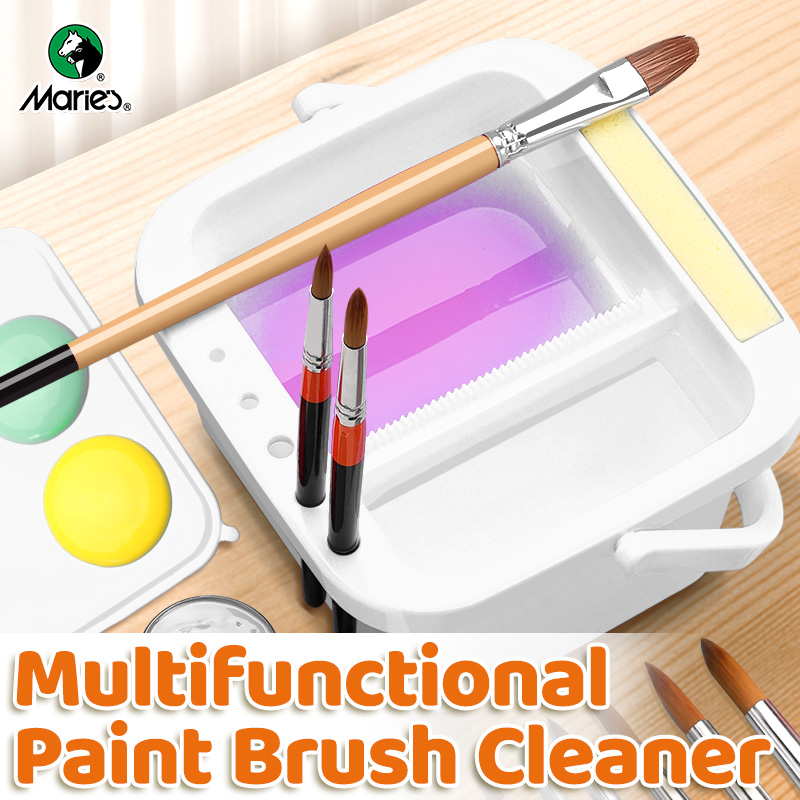 Marie's White Paint Brush Clea - đánh giá và giá Watercolor Brush Pen