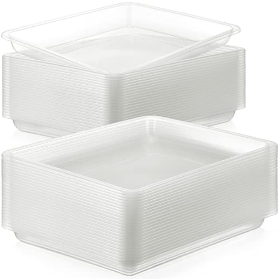 24 Pcs Plastic Art Trays 11 x  - đánh giá và giá School Of Art X Craft