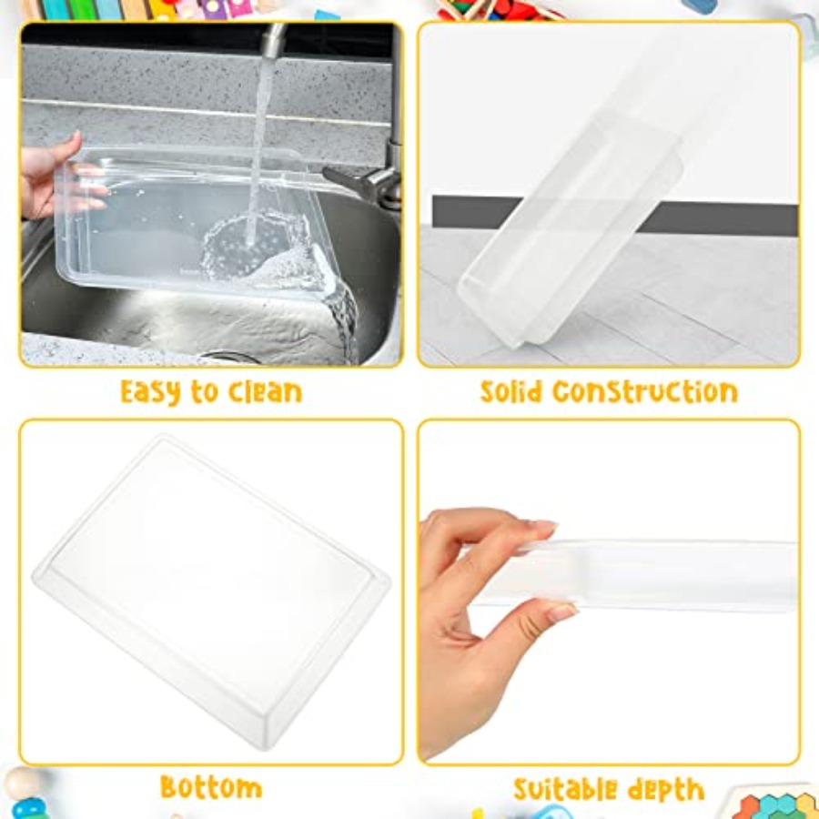 24 Pcs Plastic Art Trays 11 x  - đánh giá và giá School Of Art X Craft