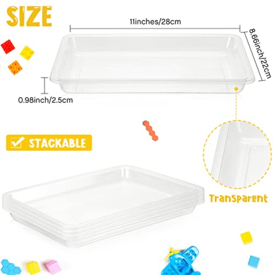 24 Pcs Plastic Art Trays 11 x  - đánh giá và giá School Of Art X Craft