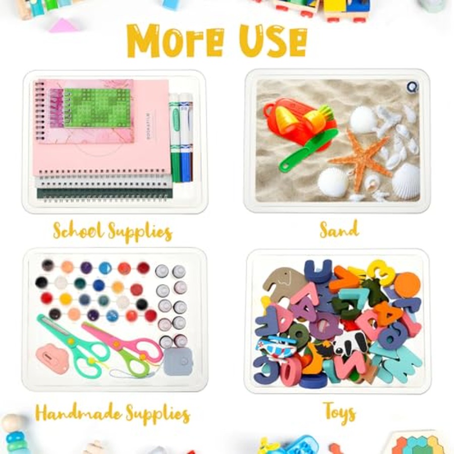 24 Pcs Plastic Art Trays 11 x  - đánh giá và giá School Of Art X Craft