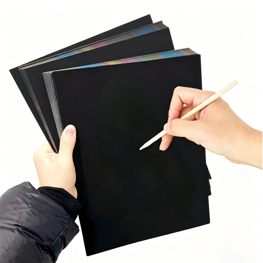 10/30pcs Rainbow Scratch Paper - đánh giá và giá Art Craft Birthday Party