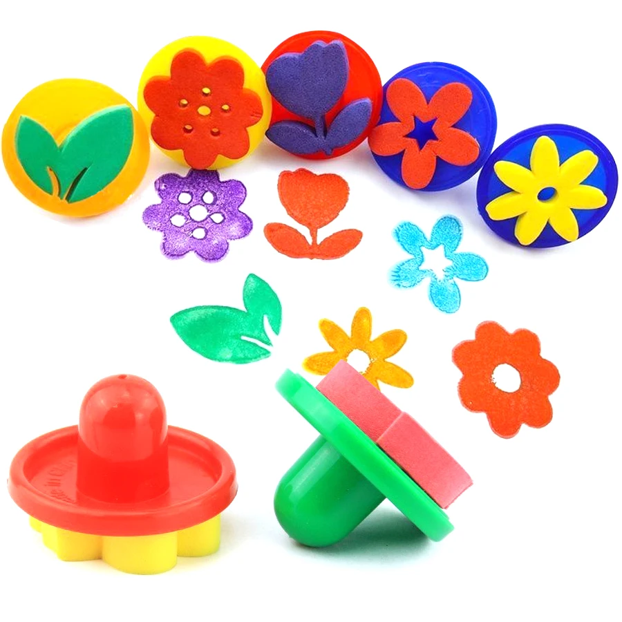 6pcs/set Flower Leaf Painting  - đánh giá và giá Art Craft With Leaves