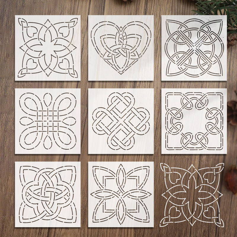 YOMDID 8pcs Ancient Symbol Pat - đánh giá và giá Art Craft Template