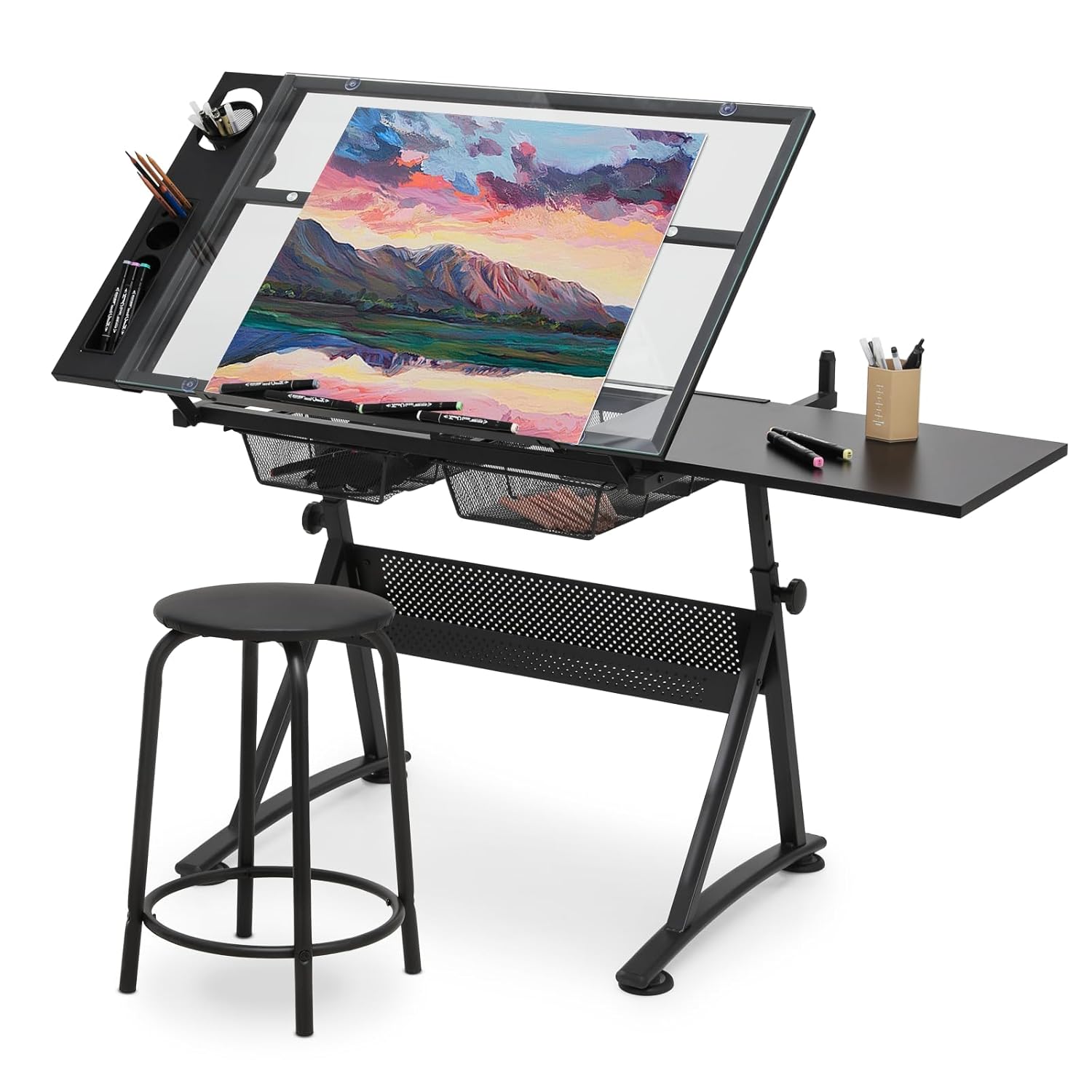 Drafting Table with Height Adj - đánh giá và giá Art & Craft Teacher Vacancy