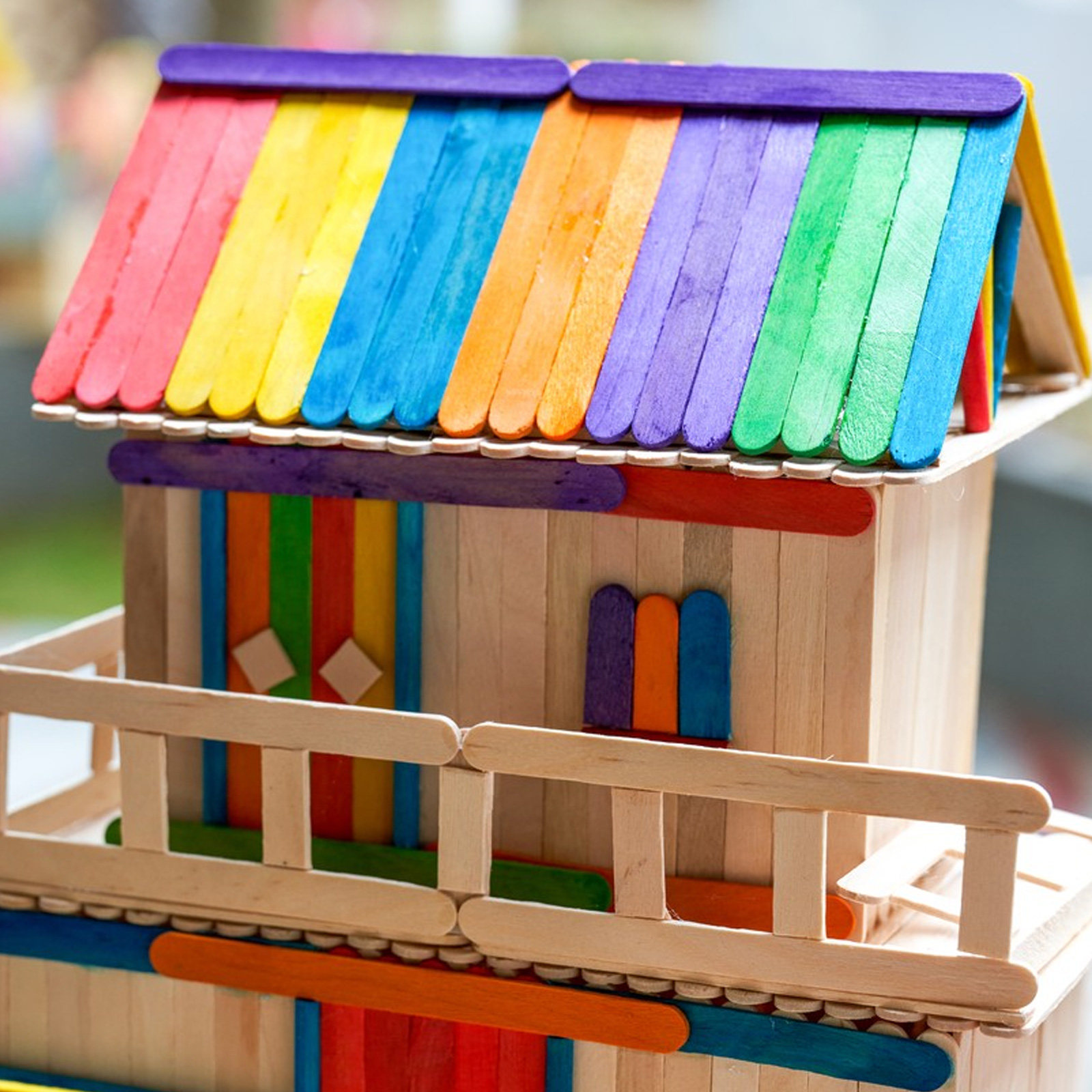 200Pcs Colored Ice Cream Stick - đánh giá và giá Art And Craft With Paint