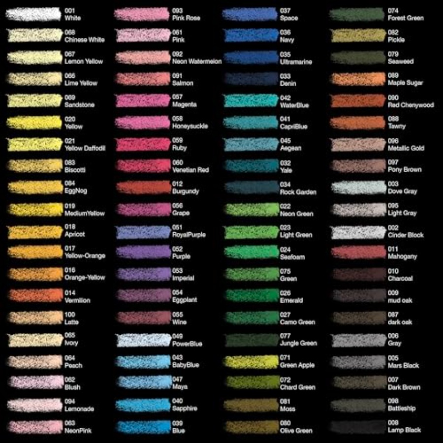 Soft Pastels for Artists - 80  - đánh giá và giá Chalk Pastel Set