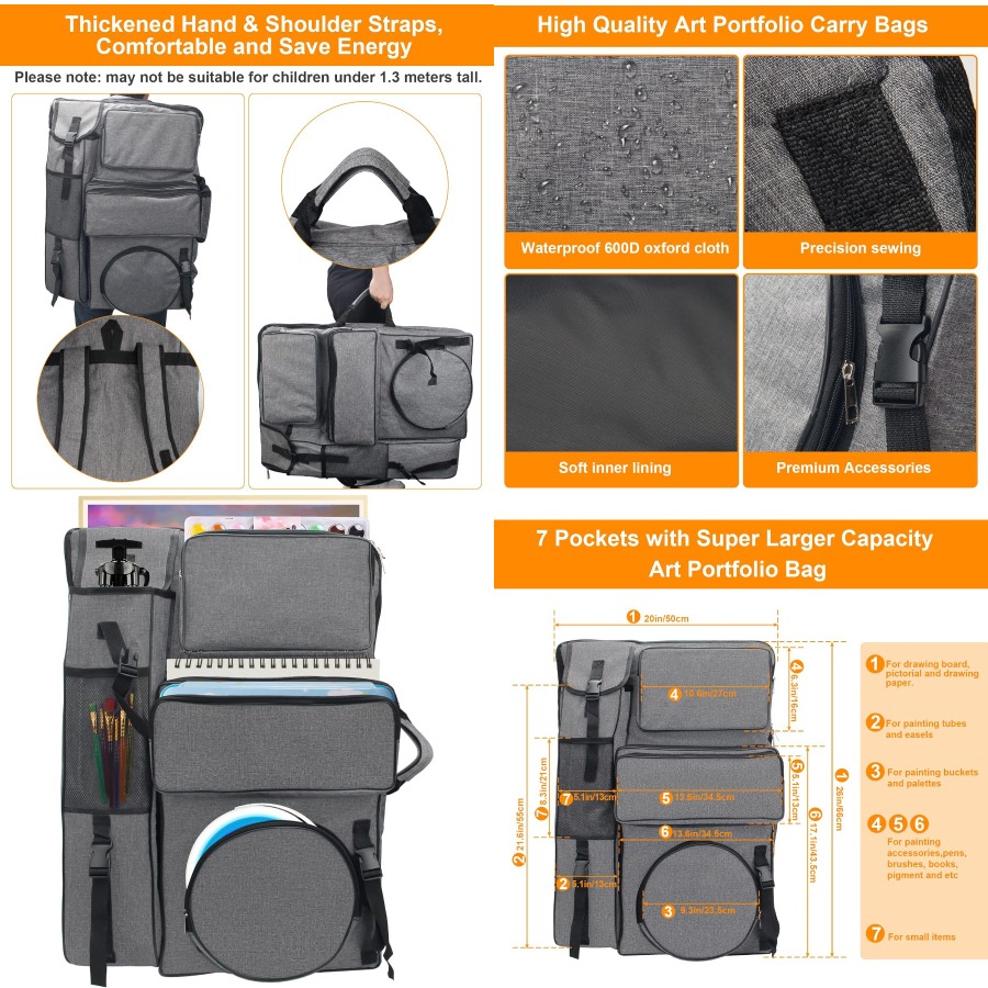 20 x 26 Canvas Art Portfolio B - đánh giá và giá Art Portfolio Bag