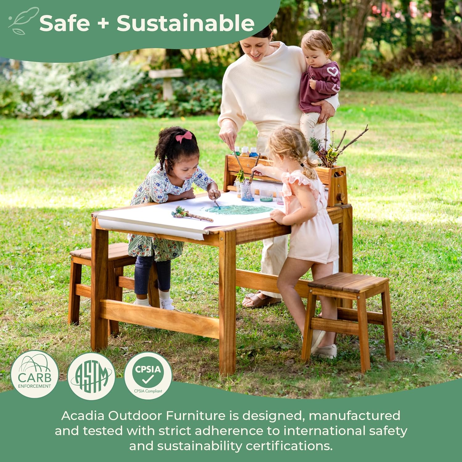 Acadia Outdoor Art Table and S - đánh giá và giá School Of Art X Craft