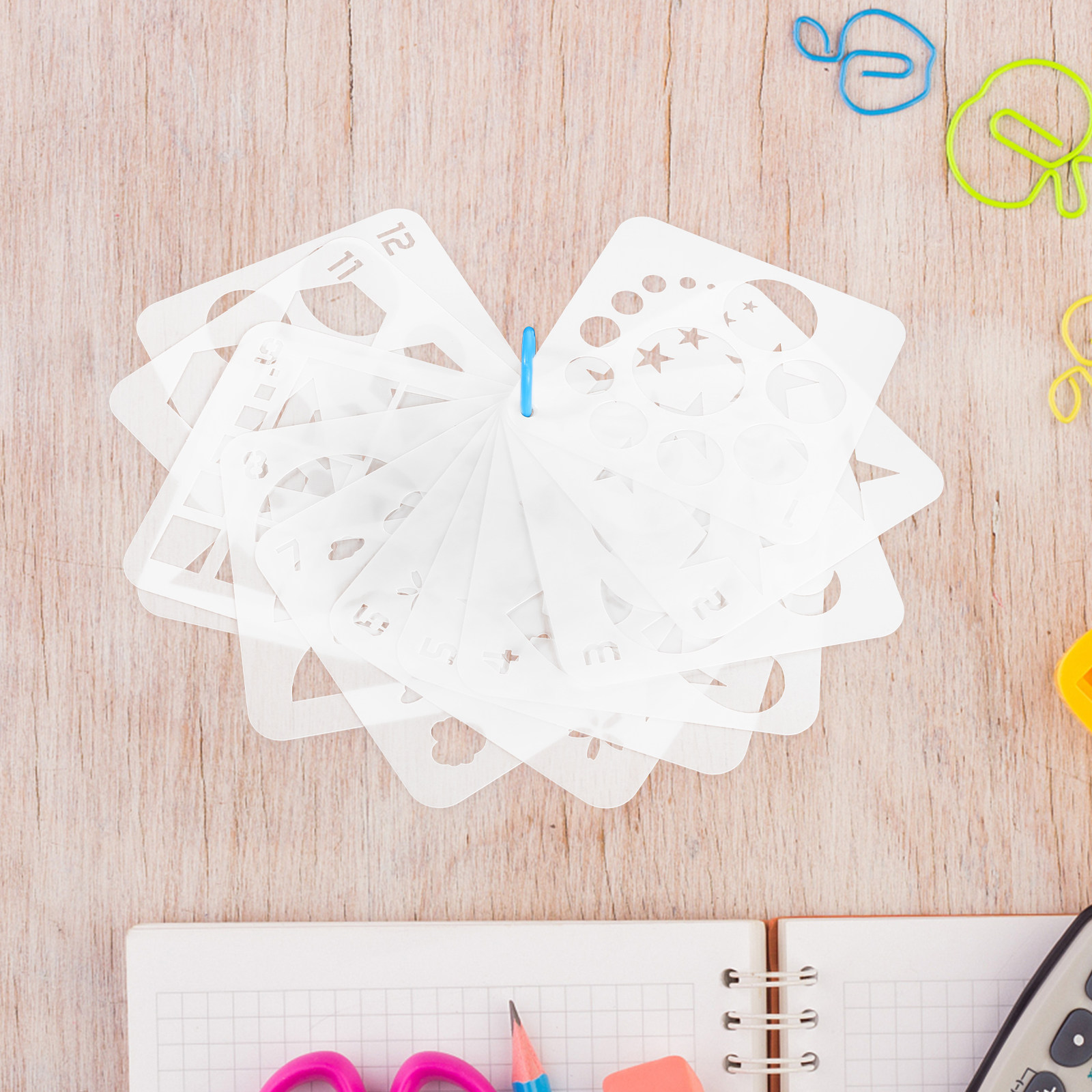 12Pcs Geometric Art Stencils R - đánh giá và giá Art Craft Template