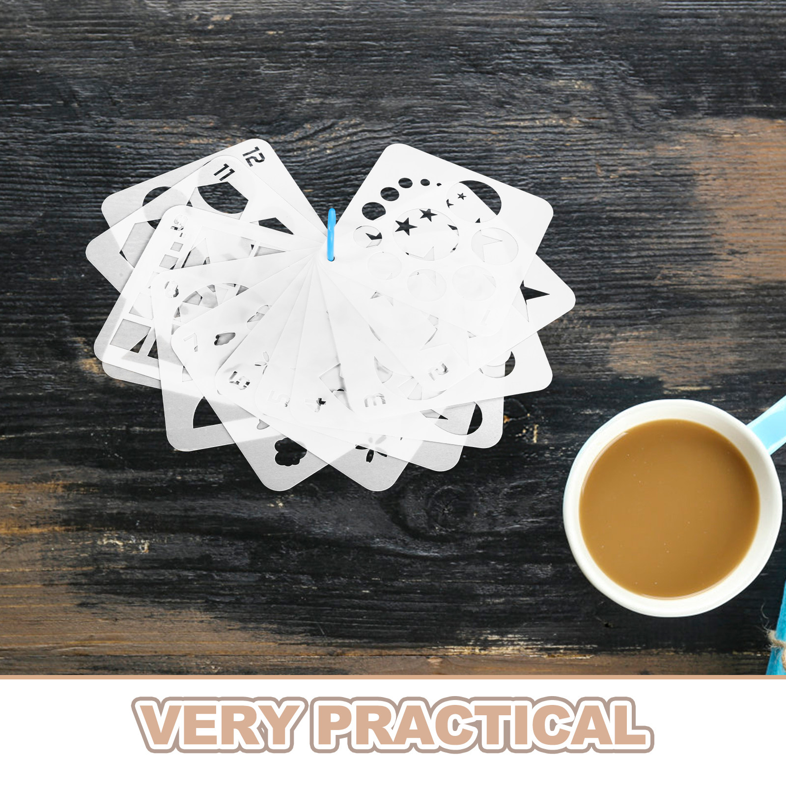 12Pcs Geometric Art Stencils R - đánh giá và giá Art Craft Template