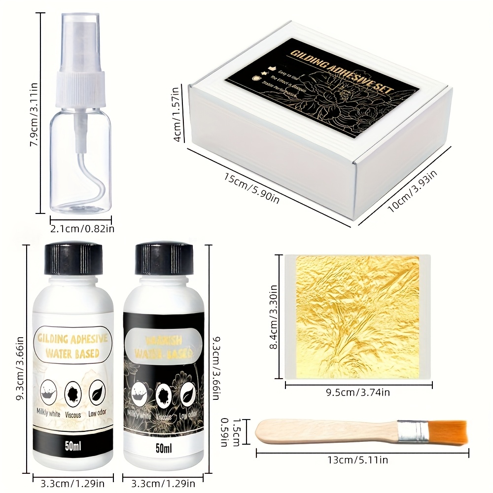 50ml+50ml Golden Leaf Glue, pr - đánh giá và giá Art Craft Using Leaves
