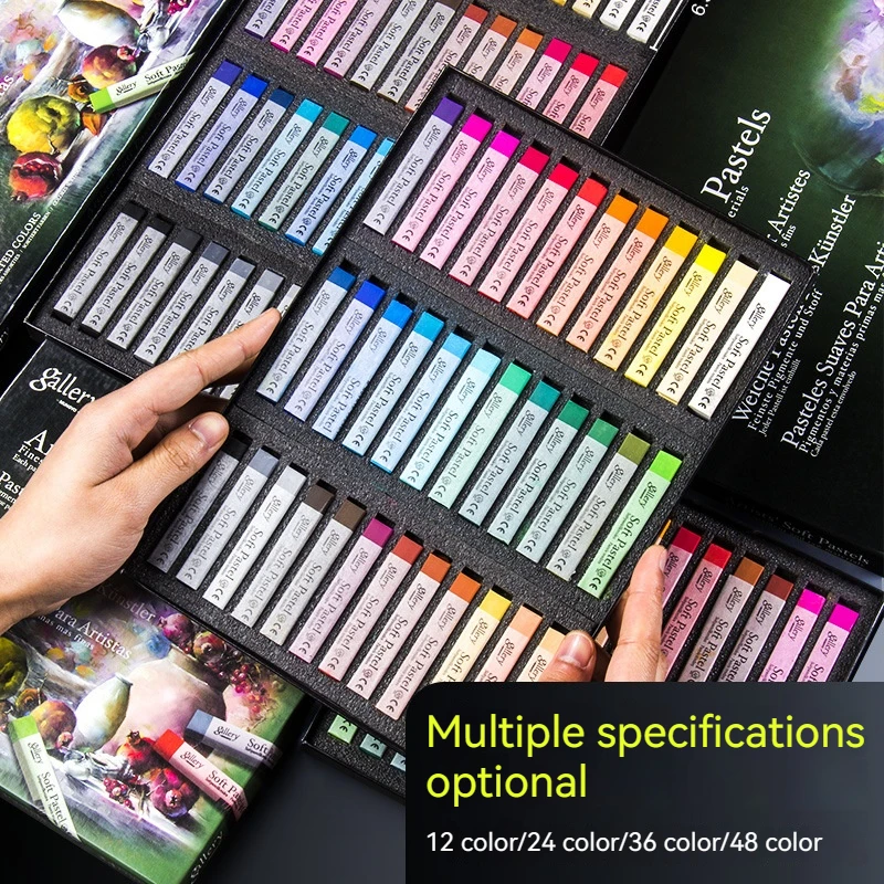 12/24/26/48/72 Colors Oily Pas - đánh giá và giá Chalk Pastel Set