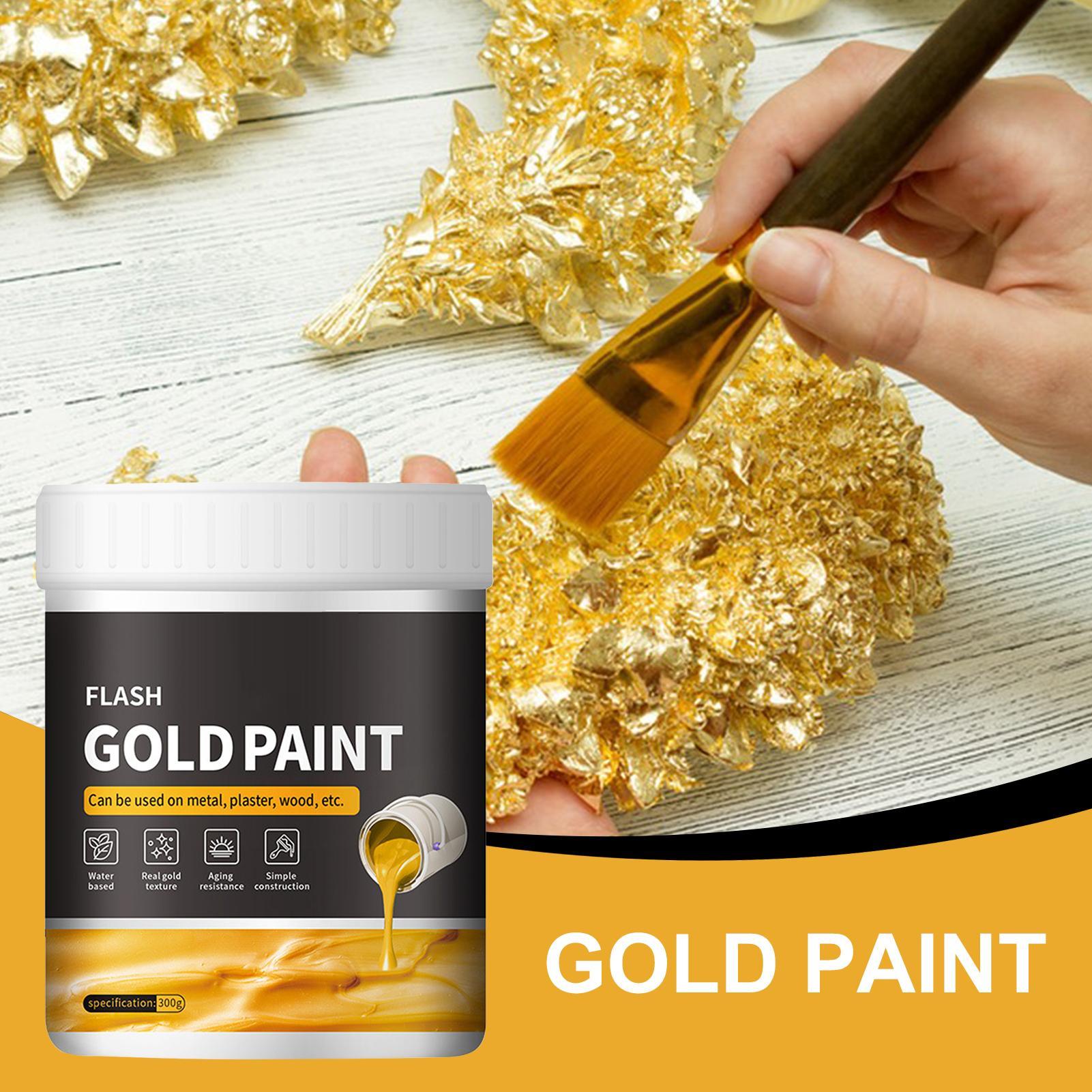 300g Liquid Gold Paint DIY Fas - đánh giá và giá Art And Craft With Paint