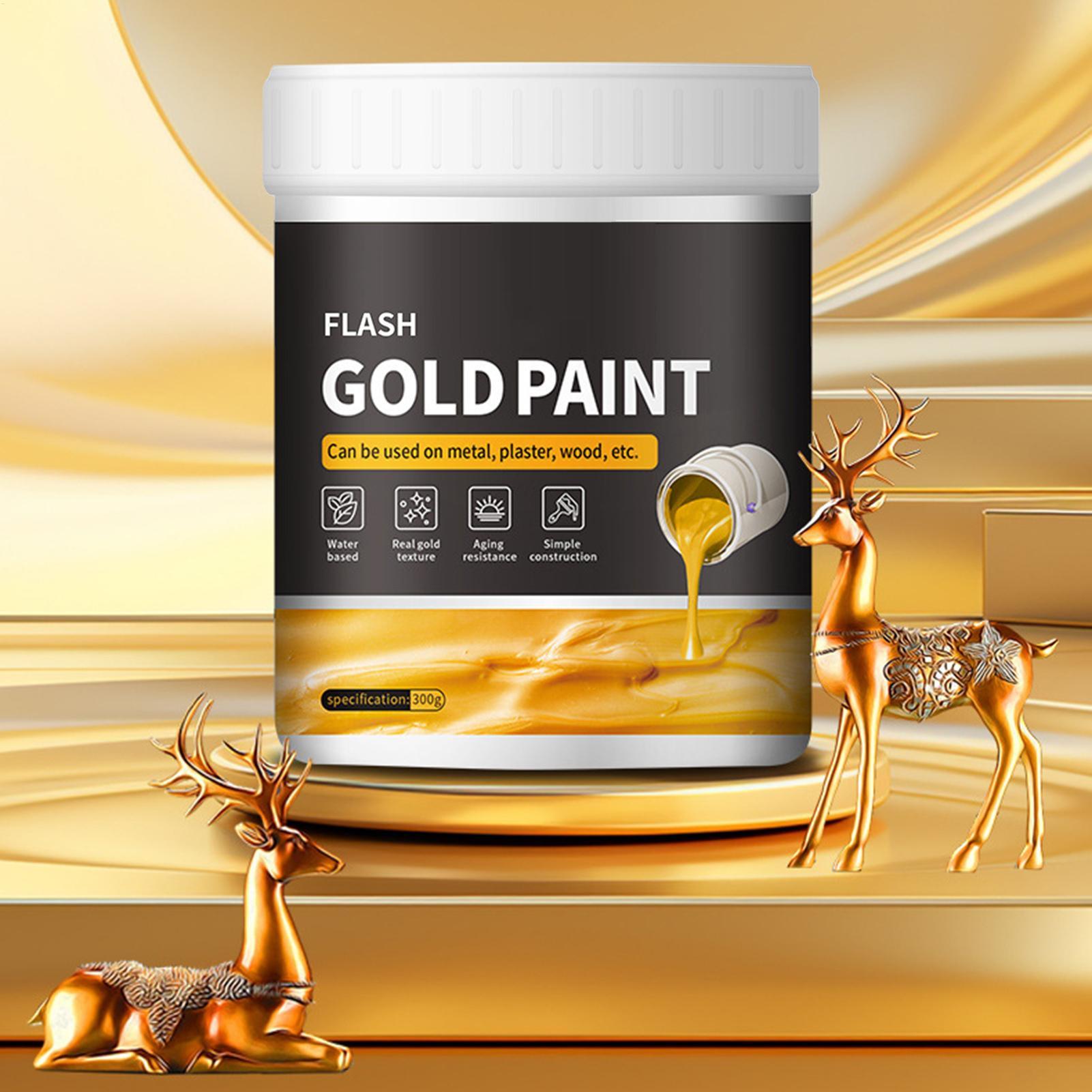 300g Liquid Gold Paint DIY Fas - đánh giá và giá Art And Craft With Paint