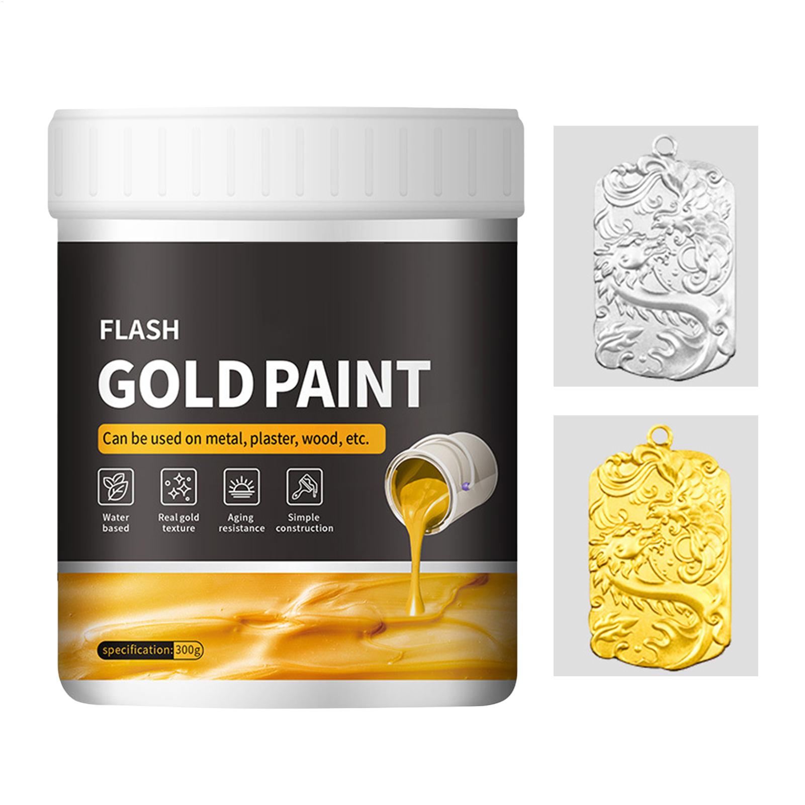 300g Liquid Gold Paint DIY Fas - đánh giá và giá Art And Craft With Paint