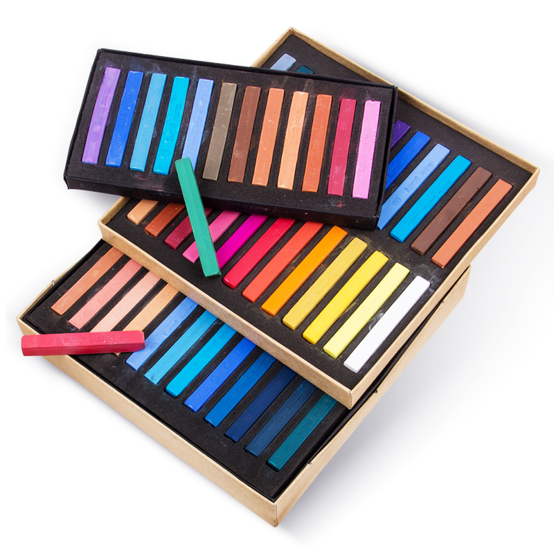 Crayons Soft Dry Pastel 12/24/ - đánh giá và giá Chalk Pastel Set