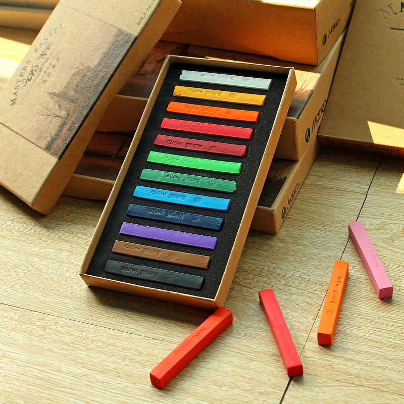 Crayons Soft Dry Pastel 12/24/ - đánh giá và giá Chalk Pastel Set